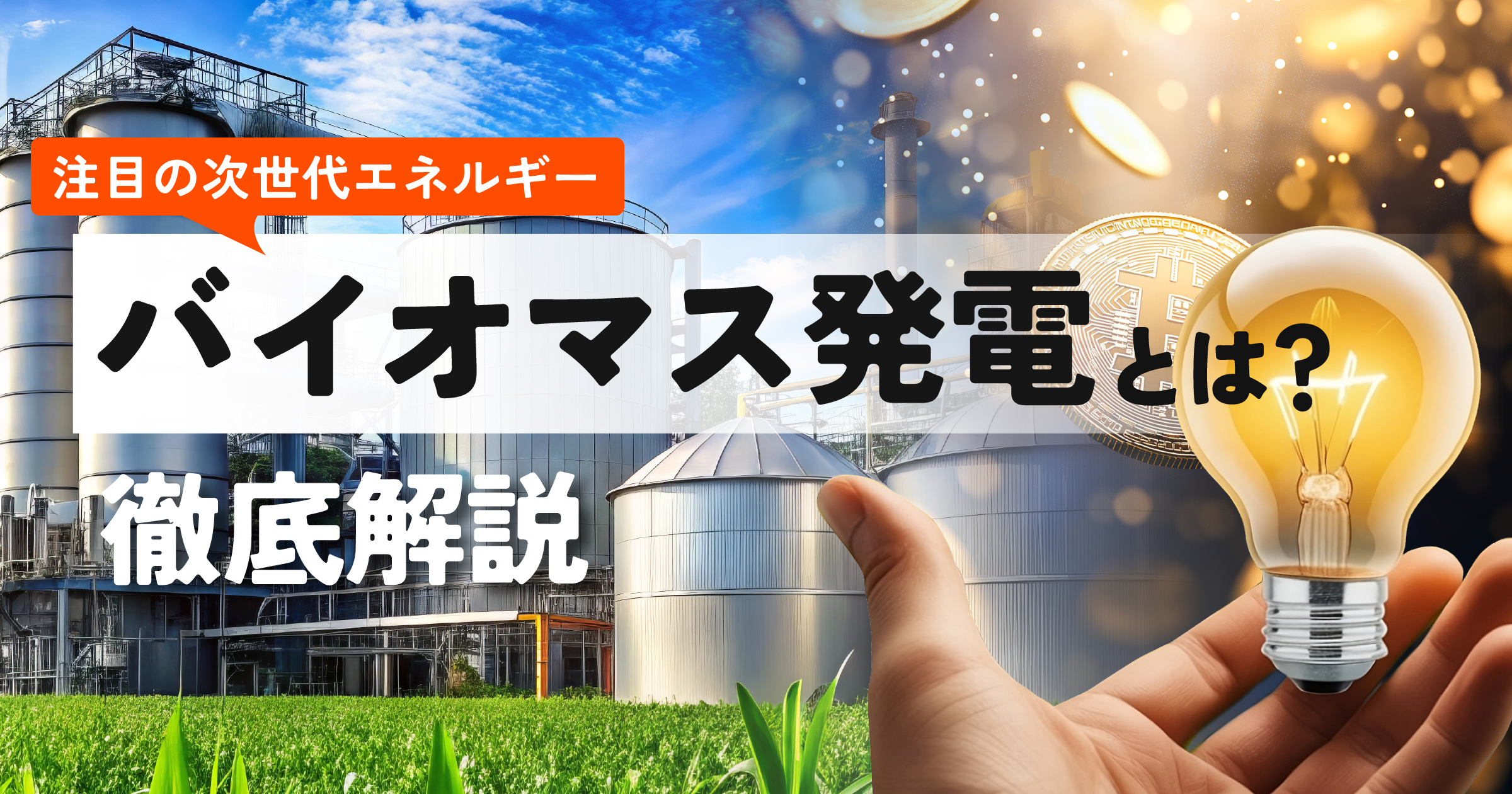 【2025年最新】バイオマス発電とは？注目の理由と導入事例を交えて解説
